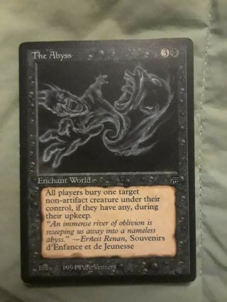 Magic: The Gathering Mtg Legends English The Abyss X1 Lp/nm