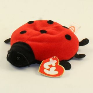 Ty Beanie Baby - Lucky The Ladybug (7 Felt Spots) (3rd Gen Hang Tag - Near)