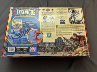 Warhammer 40K Epic Adeptus Titanicus Boxed Game OOP Games Workshop 88’ Complete 2