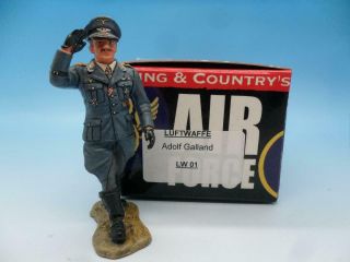 King & Country Air Force Luftwaffe Adolf Galland Lw01 1/30