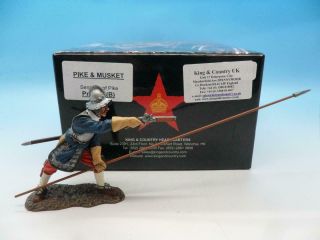 King & Country Pike & Musket Sergeant Of Pike Royalist Pnm053b 1/30