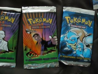 16 Assorted Pokemon Booster Packs: Base Set,  Jungle,  Fossil,  and more 3