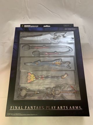 Final Fantasy Play Arts Arms Set Of 5 Rare Weapons Mib Squall & More