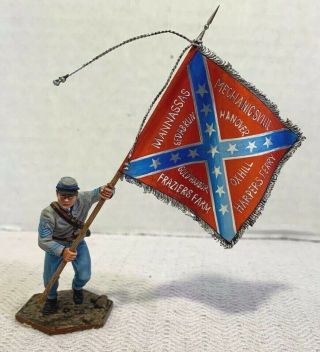 Miniature Lead Toy Soldier American Civil War Confederate - Made In Russia