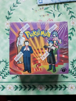 Pokemon Gym Challenge Booster Box - 1st Edition - Blaines Charizard