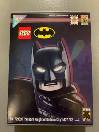 Rare Sample Version Lego Sdcc 2019 Dc Batman The Dark Knight Of Gotham City Misb