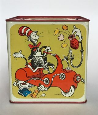 MATTEL Vintage Dr Seuss Cat in the Hat Music Box 1970 5