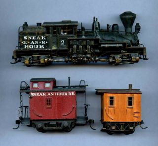 Ho United Scale Models 2 Truck Shay Pfm Pacific Fast Mail Standard Gauge Brass