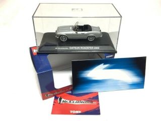Polar Collector Tomy Tomica Ebbro Datsun Roadster 2000 Silver 1 43