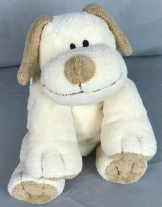Ty Pluffies Cream Tan Ploppers Puppy Dog 2002 Stuffed Animal Plush Beanie Baby