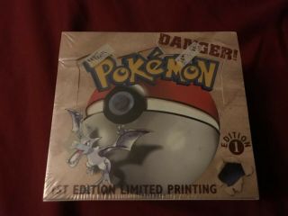 Pokemon Fossil 1st Edition Booster Box 36 Pack Factory,  Wotwc