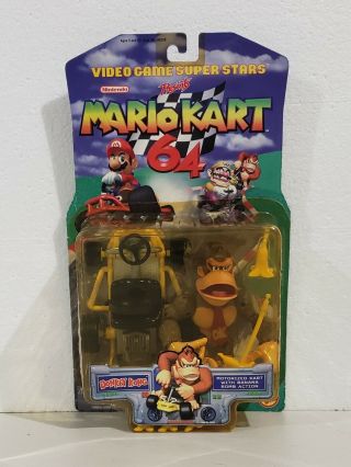 Mario Kart 64 Figure Donkey Kong Video Game Stars Toy Biz Nintendo 2000