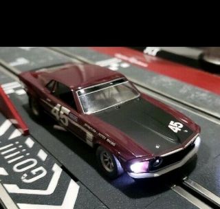 Scx Digital Custom Converted Scalectric Mustang Boss 302 Slot Car Rare