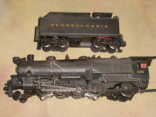 MTH Premier Weathered Pennsylvania 2 - 8 - 2 Steam Loco 1286 Item 20 - 80007A w.  PS2 5