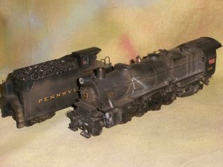 MTH Premier Weathered Pennsylvania 2 - 8 - 2 Steam Loco 1286 Item 20 - 80007A w.  PS2 8
