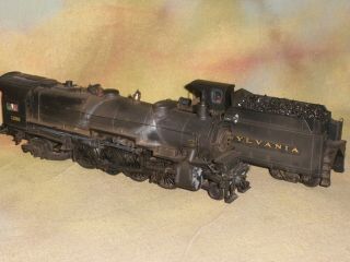 MTH Premier Weathered Pennsylvania 2 - 8 - 2 Steam Loco 1286 Item 20 - 80007A w.  PS2 9
