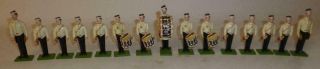 Db ? Miniatures White Metal Britains Style Unidentified Military Band Set