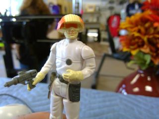 Vintage Star Wars Cloud Car Pilot With Weapon 1981 Complete Hong Kong
