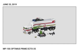 2019 Sdcc Hasbro Transformers Ghostbusters Ectotron Optimus Prime Ecto - 35 Mp - 10g