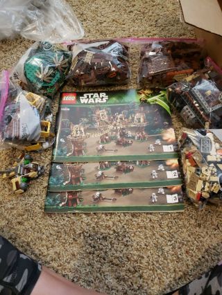 Lego Star Wars Ewok Village (10236) Complete No Box.