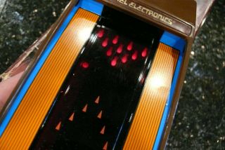 MATTEL BOWLING Vintage Electronic Handheld Tabletop Arcade Video Game 6