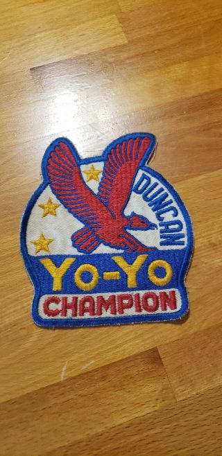Vintage Duncan Yo - Yo Champion Patch