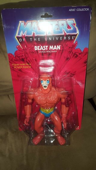 Masters Of The Universe Beast Man Exclusive 12 " Giants Action Figure
