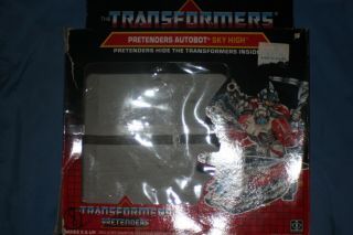 Transformers G1 1988 Pretenders Sky High Autobot Robot Helicopter Empty Box