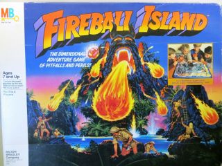 Fireball Island Game - Milton Bradley 1986 - Almost Complete Cond