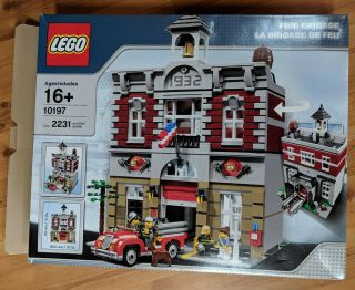 Lego Creator 10197 Creator Fire Brigade Rare Discontinued,  Some Shelf Wear