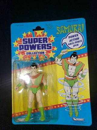Powers Samurai Action Figure By Kenner,  Really Card