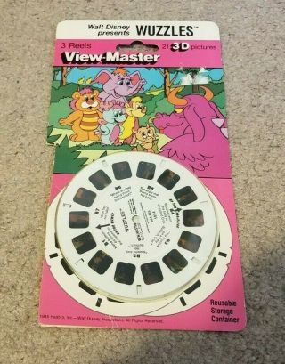 View - Master The Wuzzles Cartoon 3 Reels 3d Pictures Walt Disney Productions
