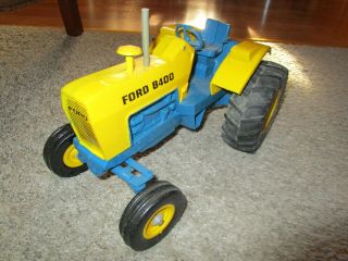 Ford Holland Farm Toy Vehicle Tractor Ertl 8400 Industrial Rough Paint