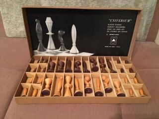Anri Universum Space Age Arthur Elliott Chess Set,  Vintage,  Made In Italy