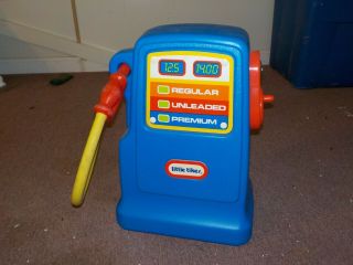 Vintage Little Tikes Child Size Gas Pump W Bell For Cozy Coup Car Pretend Play