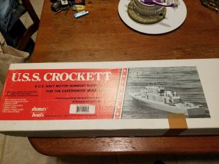 Dumas - 1218 Uss Crockett Gun Boat Kit