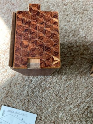 Wooden Puzzle Box 10 Way Made In Japan 2