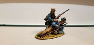 First Legion American Civil War Acw 062 Confederate Infantry Two Figure Vignette