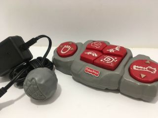 Fisher Price Imaginext Spike The Ultra Dinosaur Remote Red Plug Adapter & Rock