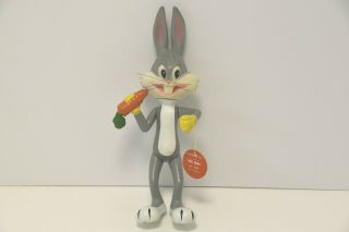 Vintage 1971 Plastic Bugs Bunny R.  Dakin Warner Bros.  With Bag & Hang Tag