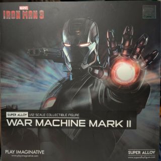 War Machine Play Imaginative Alloy Comicave Studios 1/12 Scale Iron Man 3