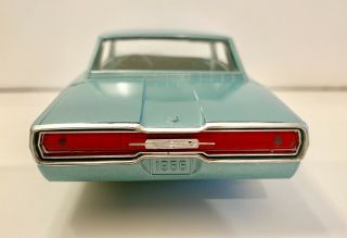 1966 AMT Turquoise Ford Thunderbird Promo Model Car 6