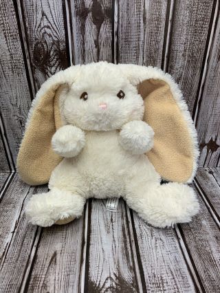Aurora 10” White Cream Lopsie Wopsie Baby Bunny Rabbit Lop Eared Plush
