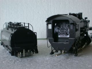 Sunset Models HO Brass Southern Pacific C - 9 SP 2 - 8 - 0 Oil Whale Back Tender 6
