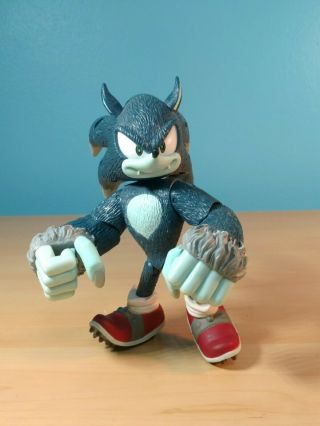 Jazwares Sonic The Werehog 6 " Posable Action Figure From Sonic Unleashed