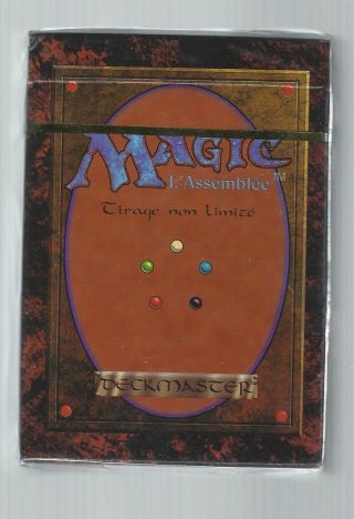 Magic The Gathering Unlimited Edition Starter Factory French