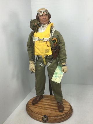 1/6 Did Us 8th A.  F.  P - 51 Fighter Pilot,  Stand Ww2