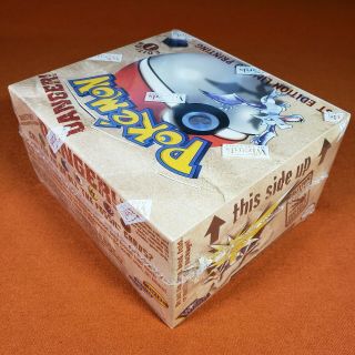 Pokemon Fossil 1st Edition Booster Box 1999 WOTC Factory TCG Card Game 5
