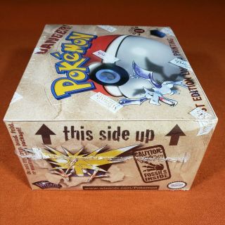 Pokemon Fossil 1st Edition Booster Box 1999 WOTC Factory TCG Card Game 6