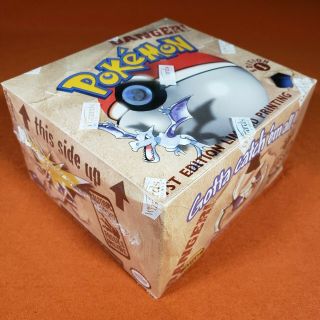 Pokemon Fossil 1st Edition Booster Box 1999 WOTC Factory TCG Card Game 7
